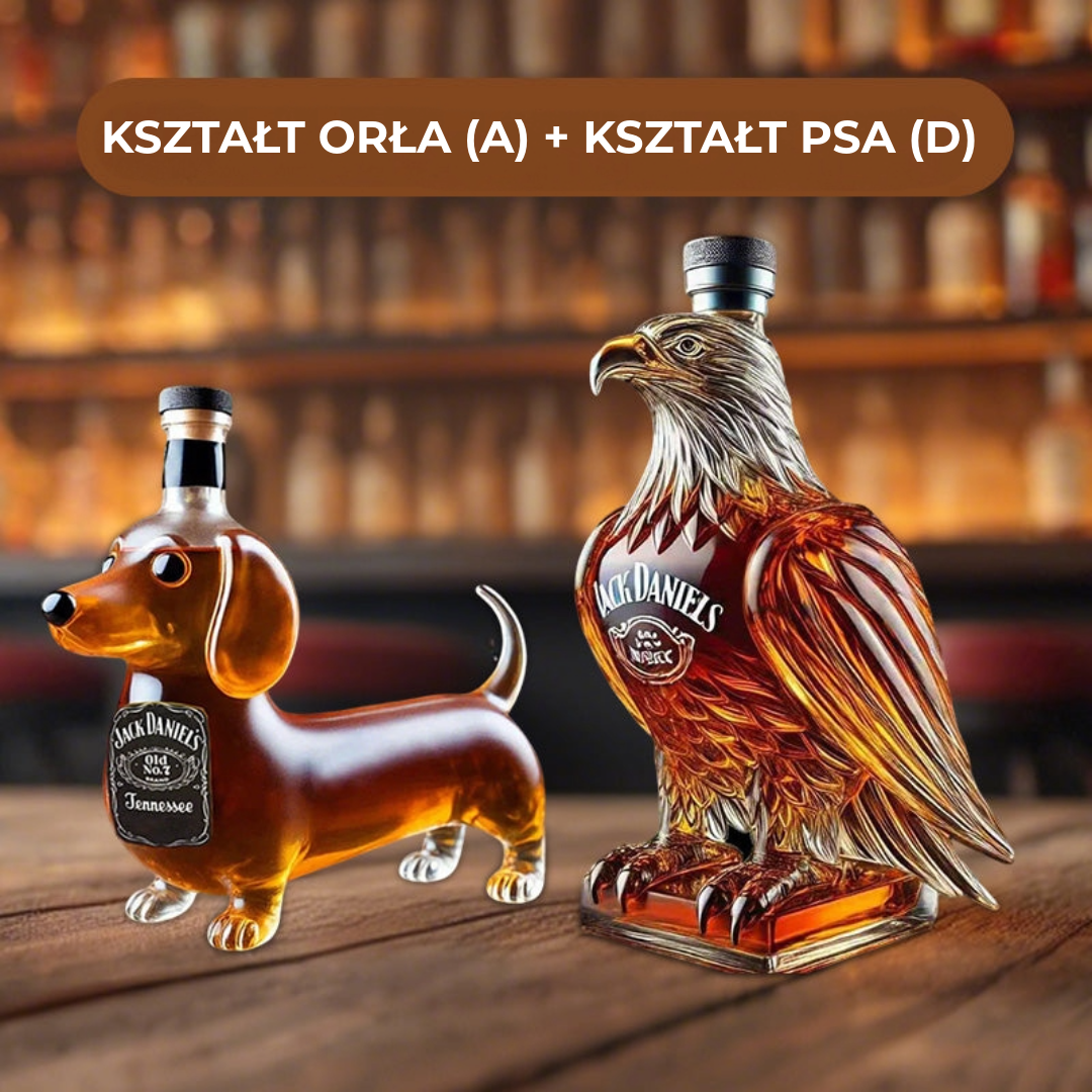 Butelka Whiskey w kształcie zwierzęcia