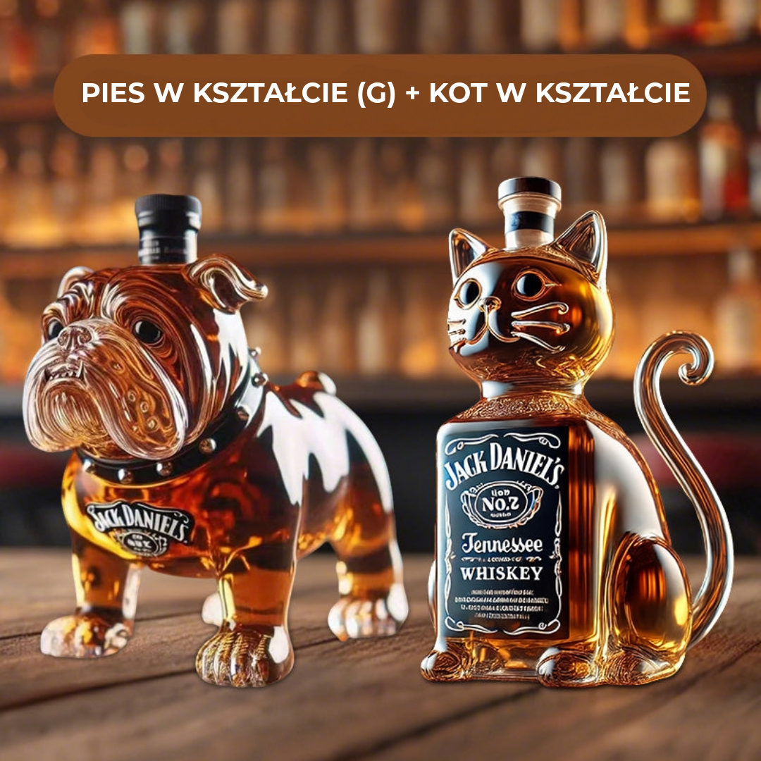 Butelka Whiskey w kształcie zwierzęcia
