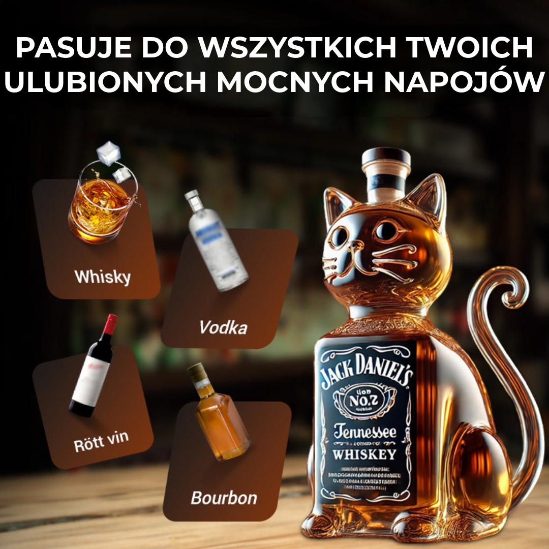 Butelka Whiskey w kształcie zwierzęcia