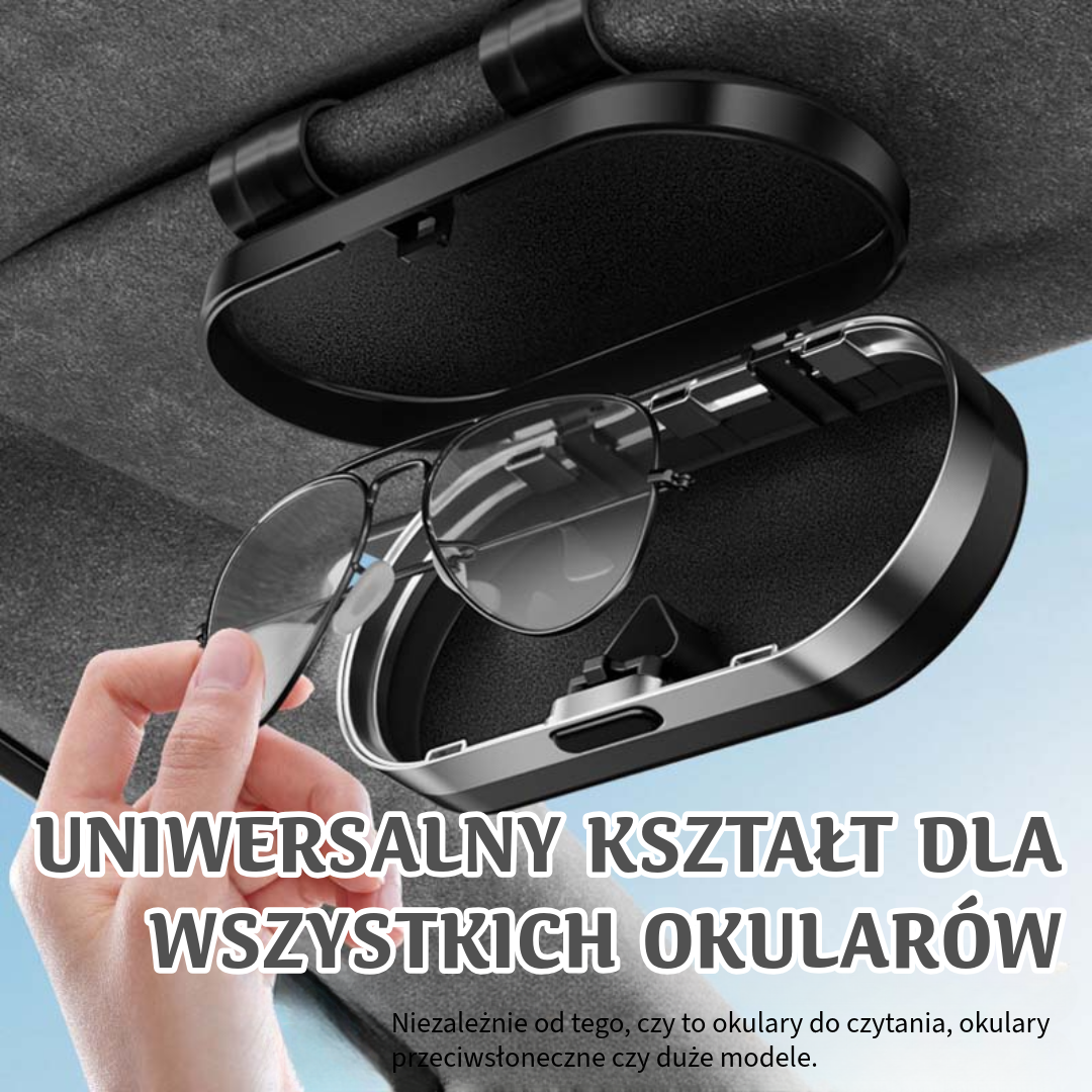 Uchwyt na okulary do samochodu