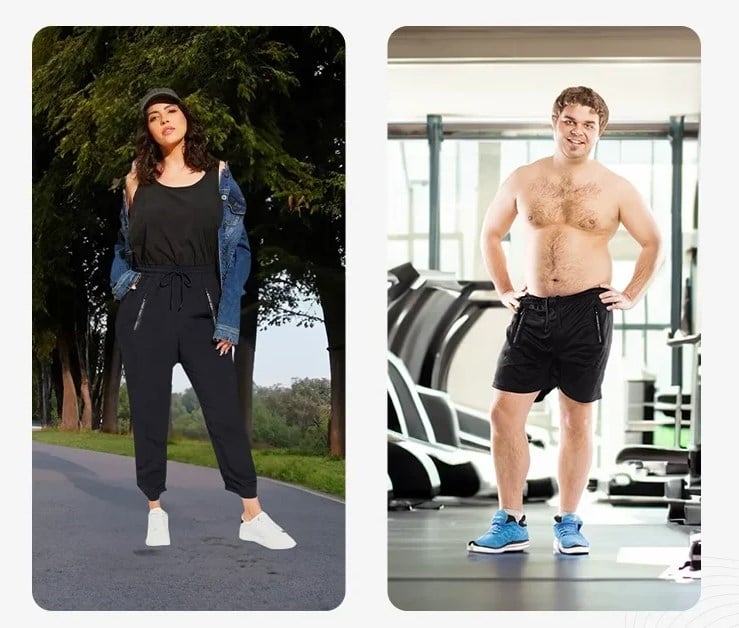 Spodnie unisex ultra-stretch szybkoschnące