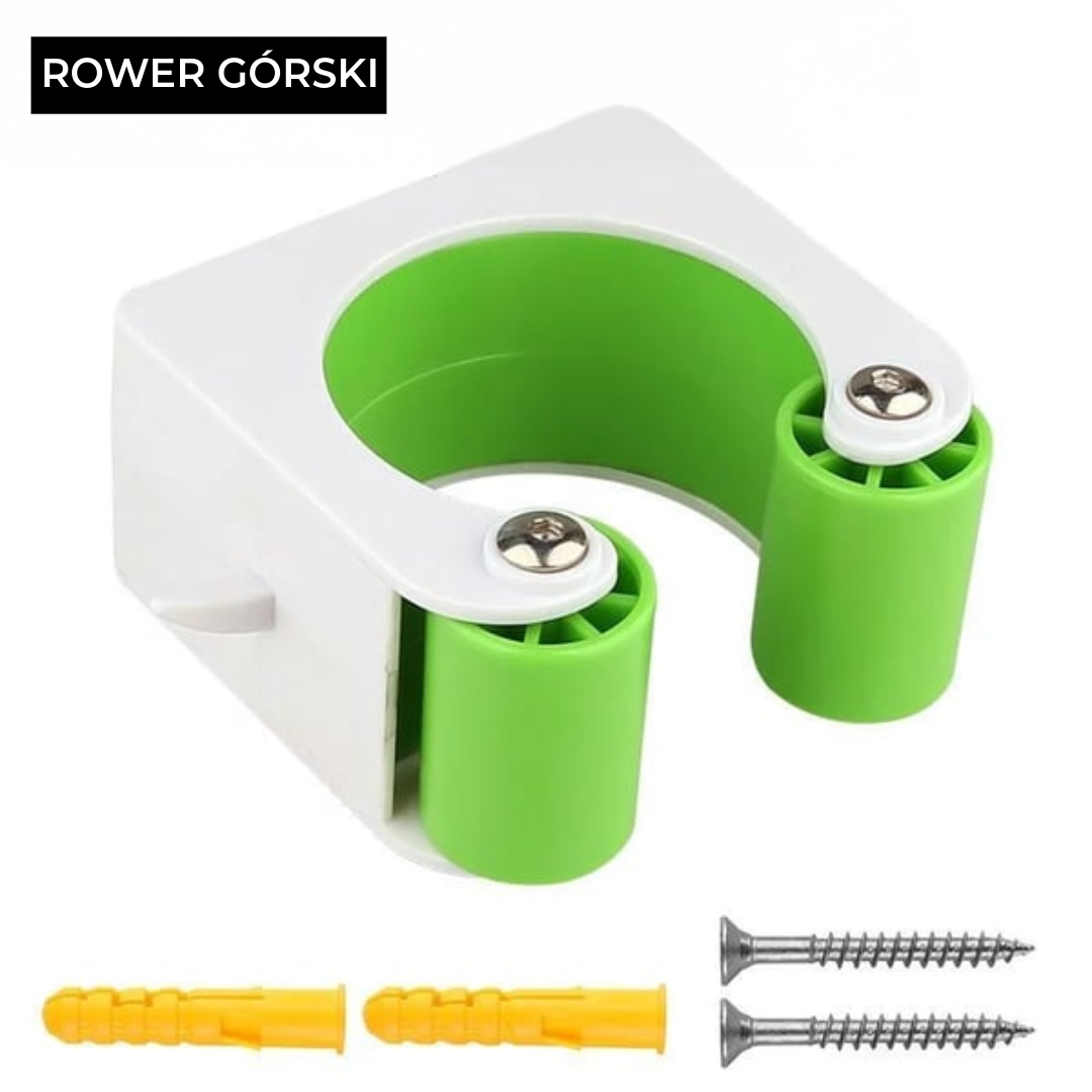 Oszczędzający miejsce uchwyt na koło rowerowe