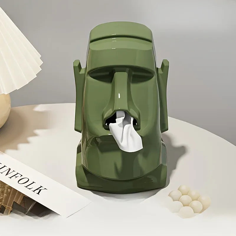 Moai Tiki Pudełko na Chusteczki