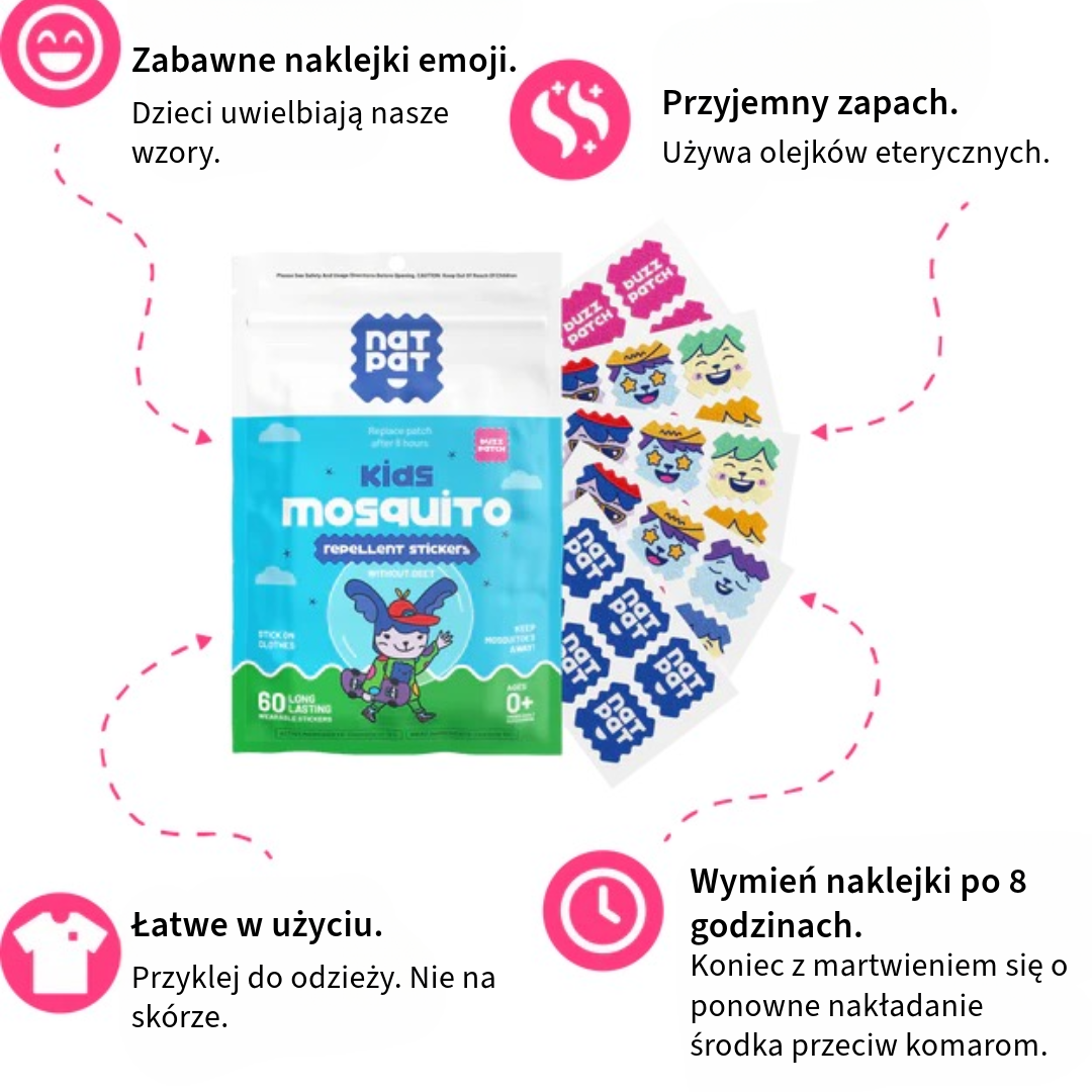 Naklejki przeciw komarom