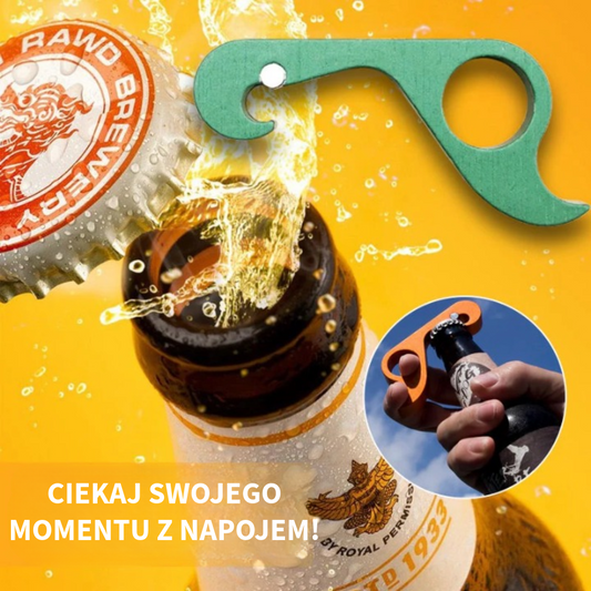 Aluminiowy otwieracz do butelek piwa