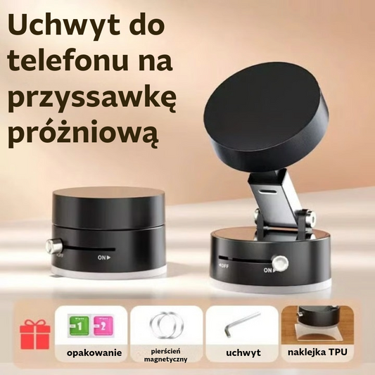 Uchwyt do telefonu z przyssawką próżniową