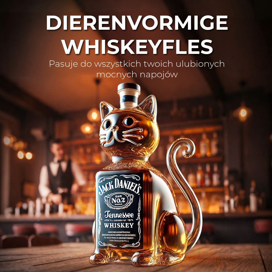 Butelka Whiskey w kształcie zwierzęcia