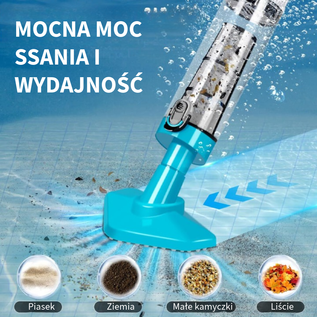Bezprzewodowy odkurzacz basenowy 3 w 1