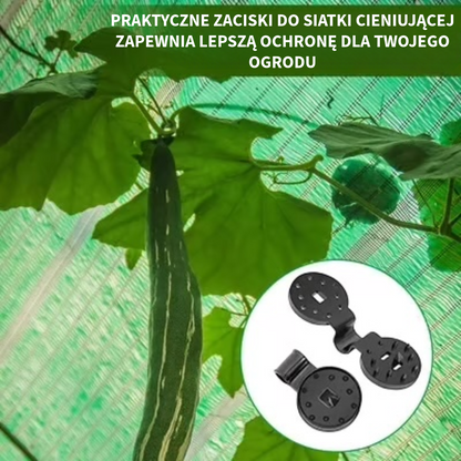 Zacisk z blokadą tkaniny