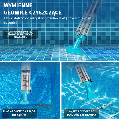 Bezprzewodowy odkurzacz basenowy 3 w 1