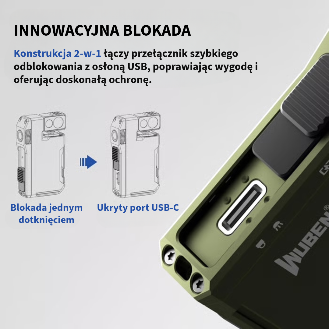 WUBEN™ G5 | Latarka LED kieszonkowa