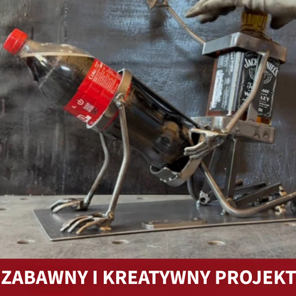 Stojak na Butelki do Napoji Gazowanych i Alkoholowych