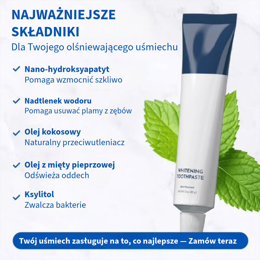 Pasta do zębów wybielająca