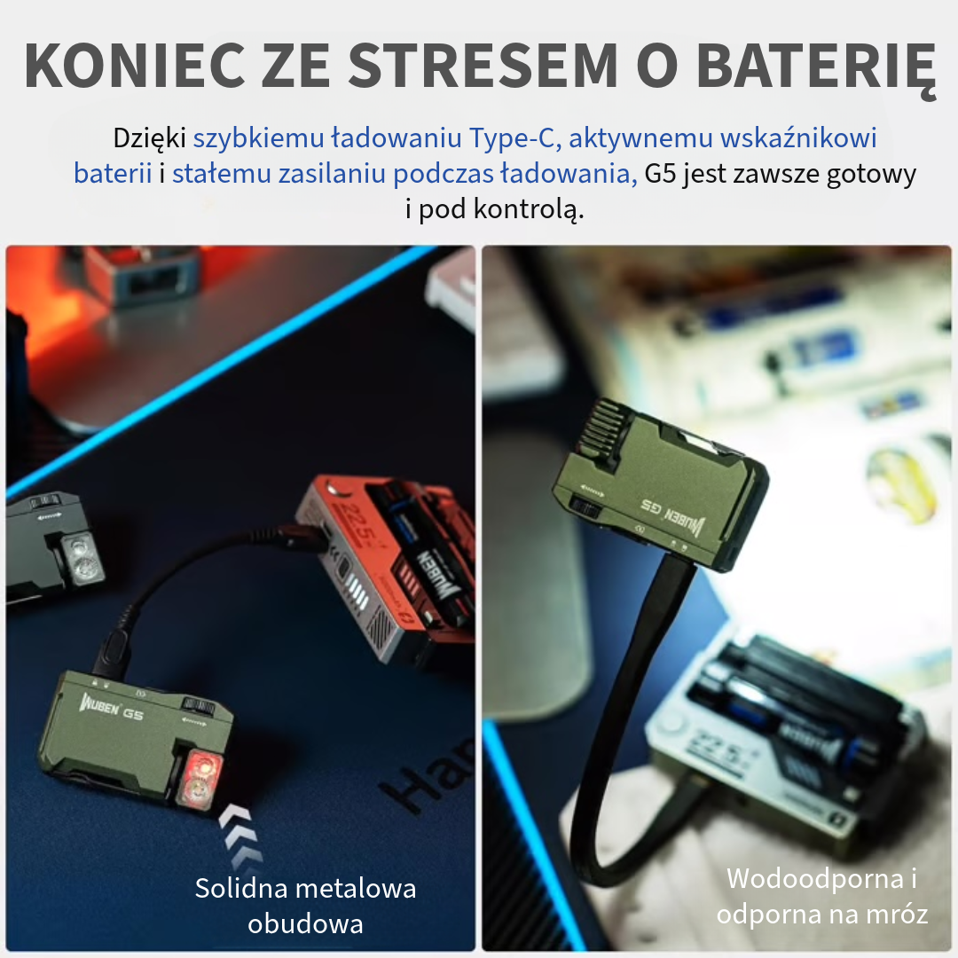 WUBEN™ G5 | Latarka LED kieszonkowa