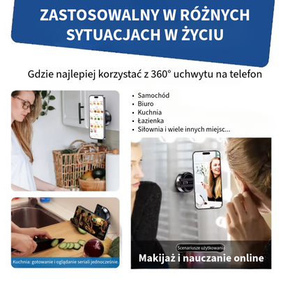Uchwyt na telefon 360°