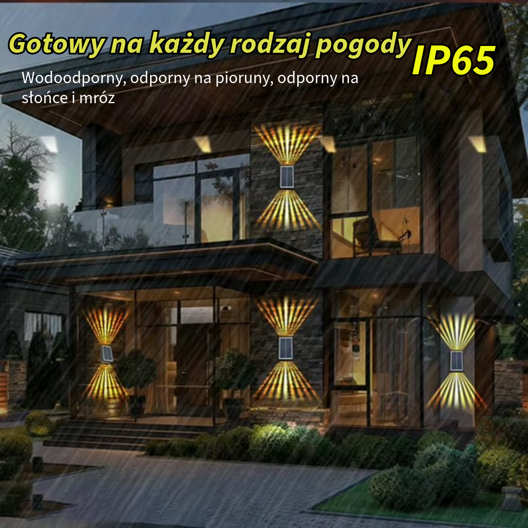 Wodoodwodna Lampa Zewnętrzna na Energii Słonecznej
