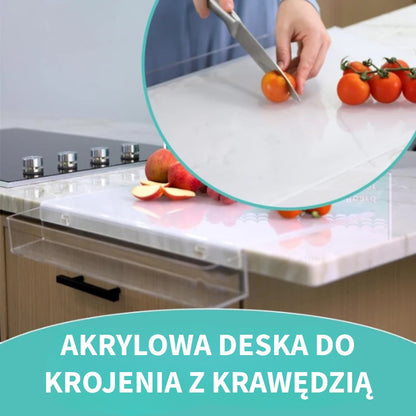 Akrylowa Deska do Krojenia z Krawędzią