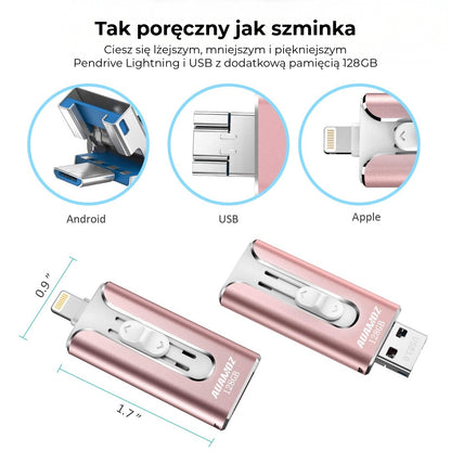 Profesjonalny Pendrive z adapterem USB-C