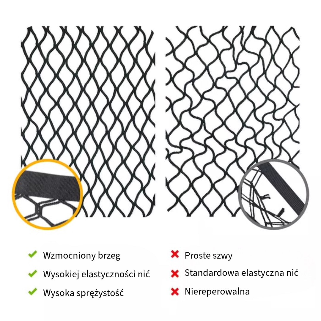 Mocna Elastyczna Siatka Bagażowa