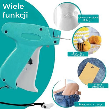 Zestaw z Mikro Zszywaczem | Szybkie i łatwe mocowanie bez igły i nici
