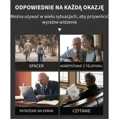 Automatycznie Przyciemniające się Progresywne Okulary do Czytania