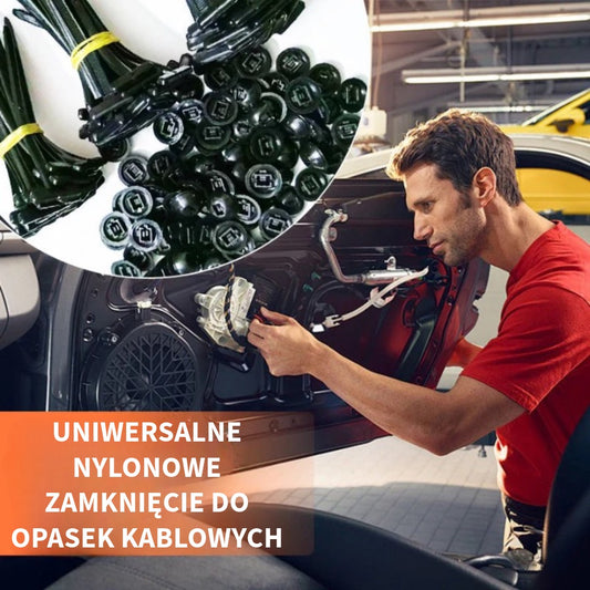 Uniwersalne Nylonowe Zapięcie do Opasek Kablowych