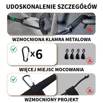 Mocna Elastyczna Siatka Bagażowa