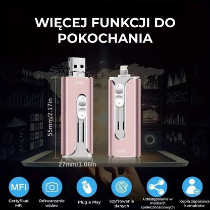 Profesjonalny Pendrive z adapterem USB-C