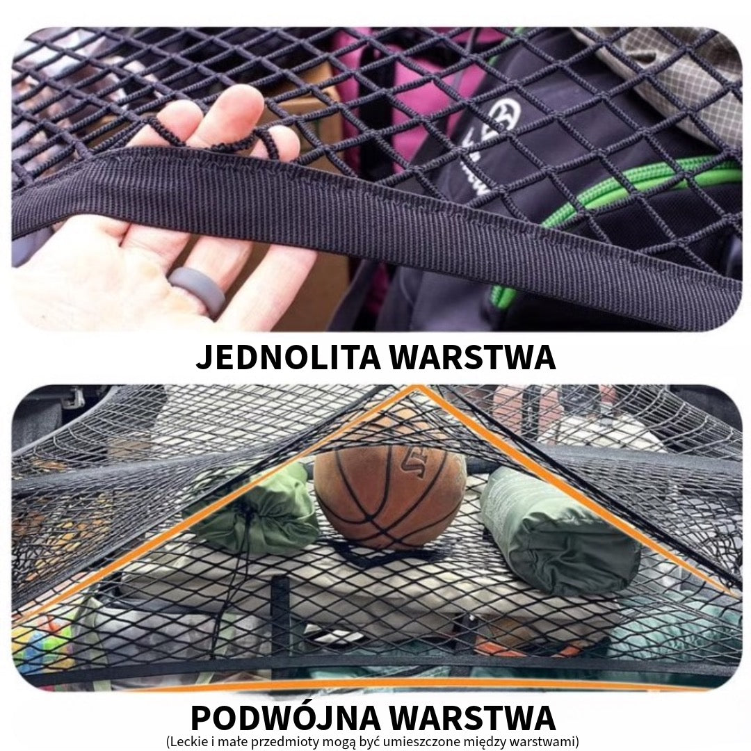 Mocna Elastyczna Siatka Bagażowa
