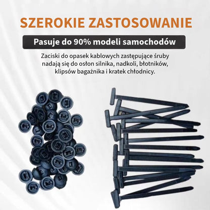 Uniwersalne Nylonowe Zapięcie do Opasek Kablowych