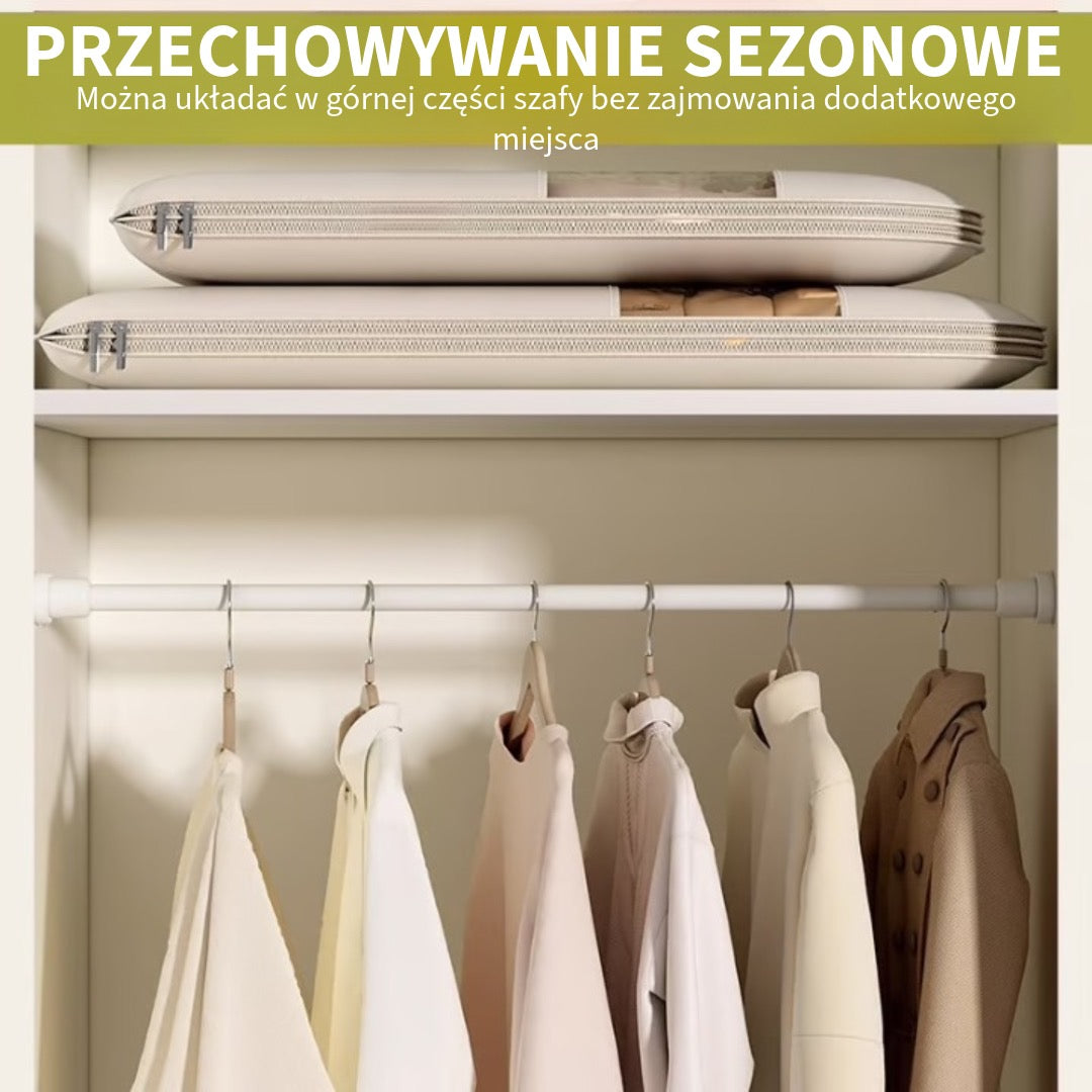 Pokrowiec na ubrania oszczędzający miejsce