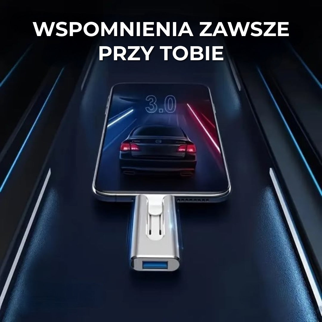Profesjonalny Pendrive z adapterem USB-C