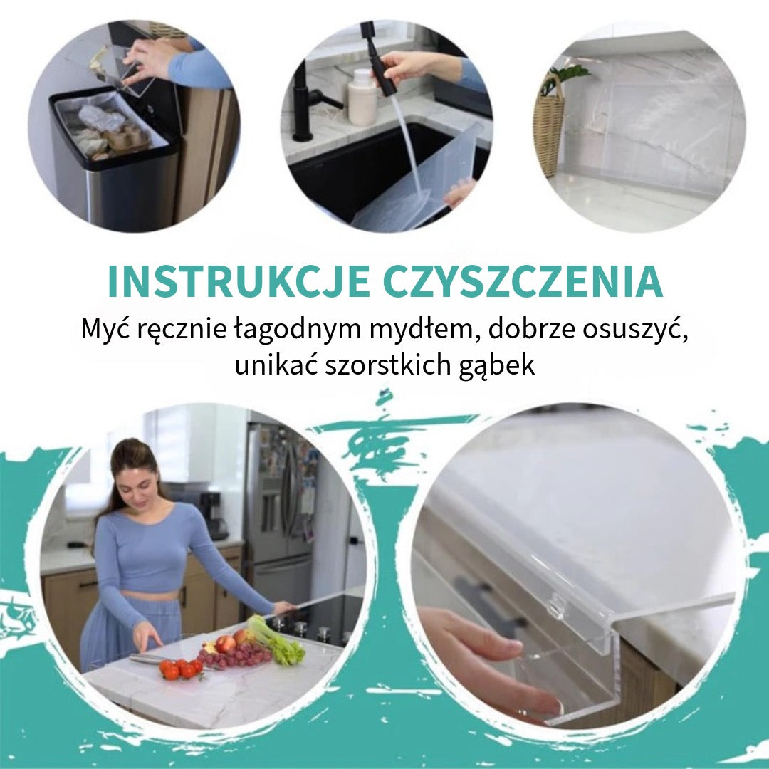 Akrylowa Deska do Krojenia z Krawędzią