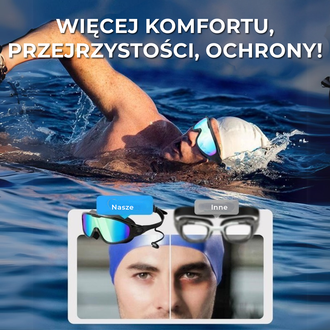 Szczelne okulary do pływania