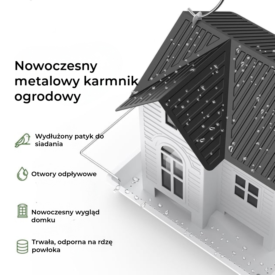 Domek dla Ptaków na Energię Słoneczną