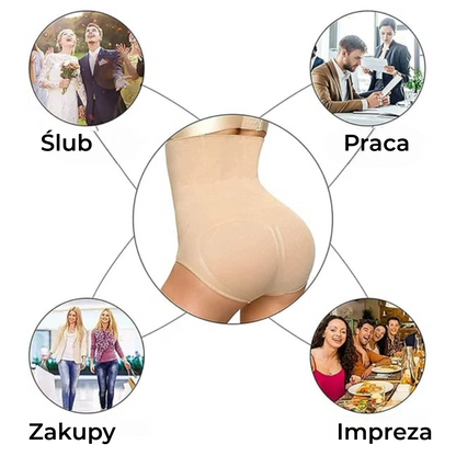 Majtki modelujące | Korekta brzucha & wysoki stan