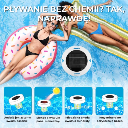 Jonizator basenowy na energię słoneczną